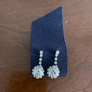 Banana Republic Drop Faux Diamond Earrings